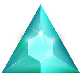 light peacock green fantasy jewelry gems stone