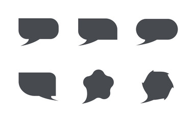 Geometric Shapes Quotes Frames, Text Box Quotes, Comic Comment Box Badge Set, Speech bubble icon set.