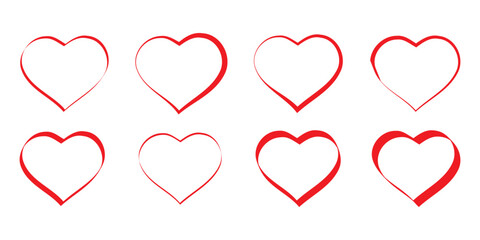 Red heart design icon flat.Modern flat valentine love sign.symbol for web site design, button to mobile app. Logo heart illustration,Trendy Broken hart, vector, heart, icon, card ( (4).