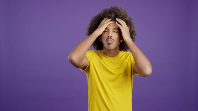 African man gesturing that he is forgetting something