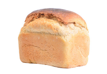 Bread isolated on white
