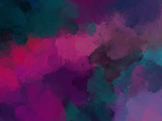 Colorful oil paint brush abstract background