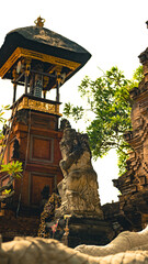 Statue in a temple, Bali, Indonesia