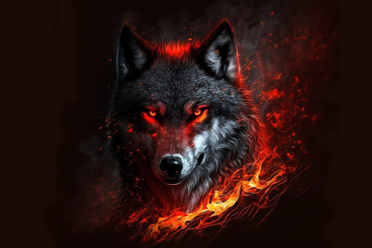 Fire Wallpaper Theme Lone Wolf - Apps on Google Play