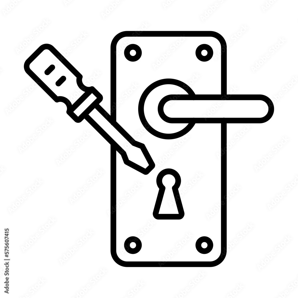 Canvas Prints Lock Repair Icon