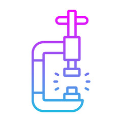 Fototapeta premium Clamp Icon
