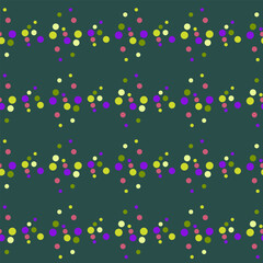 Spotted seamless pattern for decorating any surfaces or things. Timeless abstract ornament.