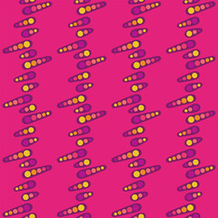 Spotted seamless pattern for decorating any surfaces or things. Timeless abstract ornament.