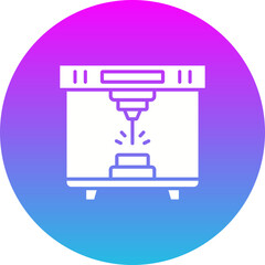 Laser Cutting Machine Icon