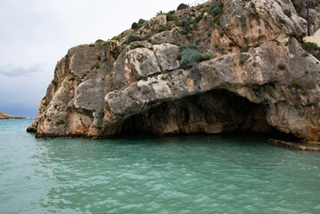 Fototapeta na wymiar grotte à Gozo