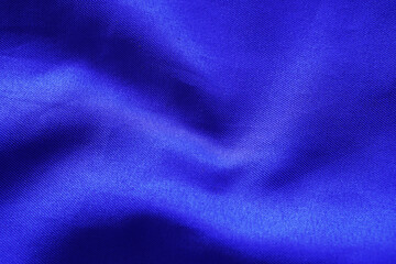Obraz premium blue silk fabric background