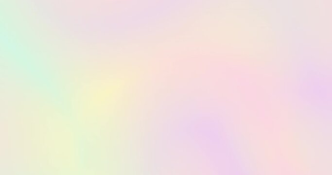 4k pastel colour animated abstract gradient background. Blurred cute  feather. Fluid liquid animation. Seamless looped fresh banner. Trendy modern baby fashion backdrop. Soft retro motion blur pattern
