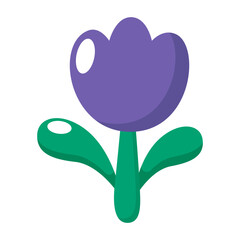 tulip flower icon.