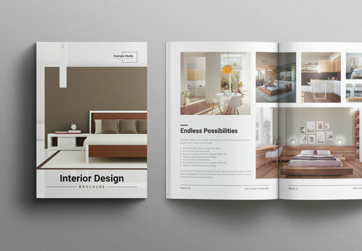 Interior Design Brochure Template