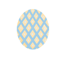 easter egg oilpaint with transparency background_blue cross with light blue dot 