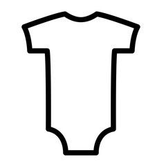 baby clothes line icon