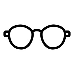 eyeglasses line icon