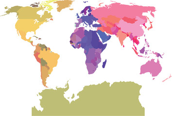world map	
