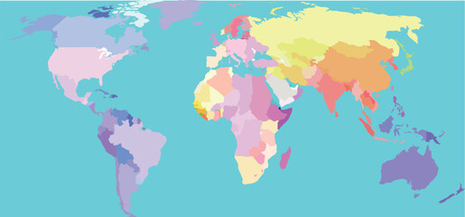world map	
