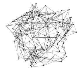 Abstract structure, 3d render