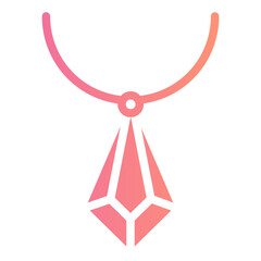 necklace gradient icon