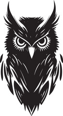 owl illustration, owl logo, owl vector illustration