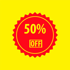 15% off discount stamp icon vector logo design template