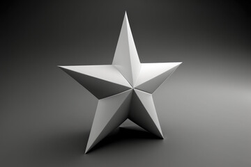 simple 3d isolated star emoji icon render made by generative ai