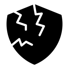 shield glyph icon