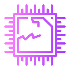 processor gradient icon