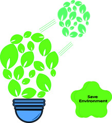 ideas for solution save environment concept
