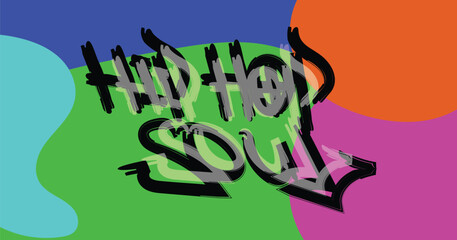 graffiti tag word HIP HOP SOUL