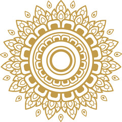 asian luxury element, star line art, floral decoration motifs for ceiling pattern, flyers, poster, web, banner, and card png file for decoration