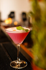 cocktail in the bar