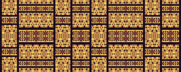 Colored African fabric, seamless pattern, geometric design, high definition illustration