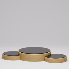 Mockup podium for product presentation podium