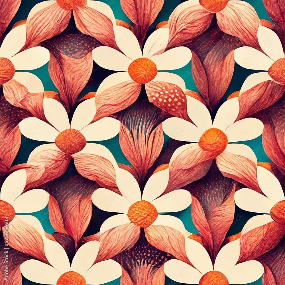 Poster this vintage-inspired art print boasts a striking design with an abstract patterned background and s