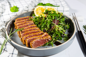 Fresh and delicious tuna dishes