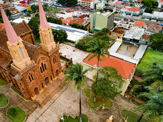 São Domingos Church, located next to the scepter of Uberaba, it has a Gothic style