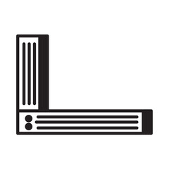 Solid Line LINE design vector icon