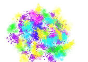 abstract watercolor Abstract art, Colorful Art Background, watercolor splatter, splash, Colorful dust, PNG, Transparent