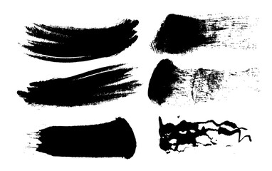 Flat Paint Brush Background Mix Set Background High Detail Abstract.eps