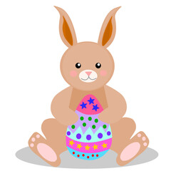 easter bunny with egg