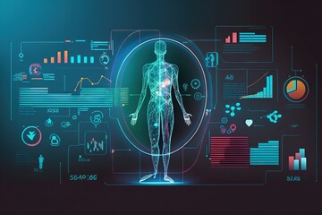 Medical Information and Health Care Analytics Concept Illustration 4. Generative AI