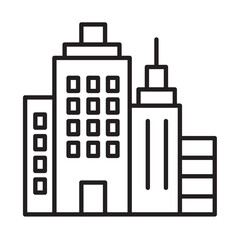 BUILDINGS design vector icon