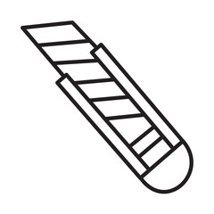 CUTTER BLADE design vector icon