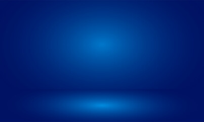 3D blue room. For product displays, presentations, Covers, Posters, banners. And your various needs. Vector and illustration. 