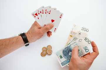 karty i uzależnienie od hazardu