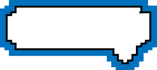 pixel 8bit text box, speech bubble, messages box
