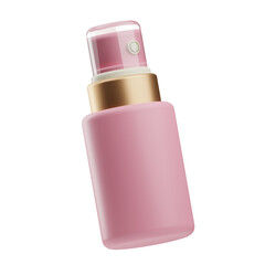 luxury cosmetic spray illustration 3d